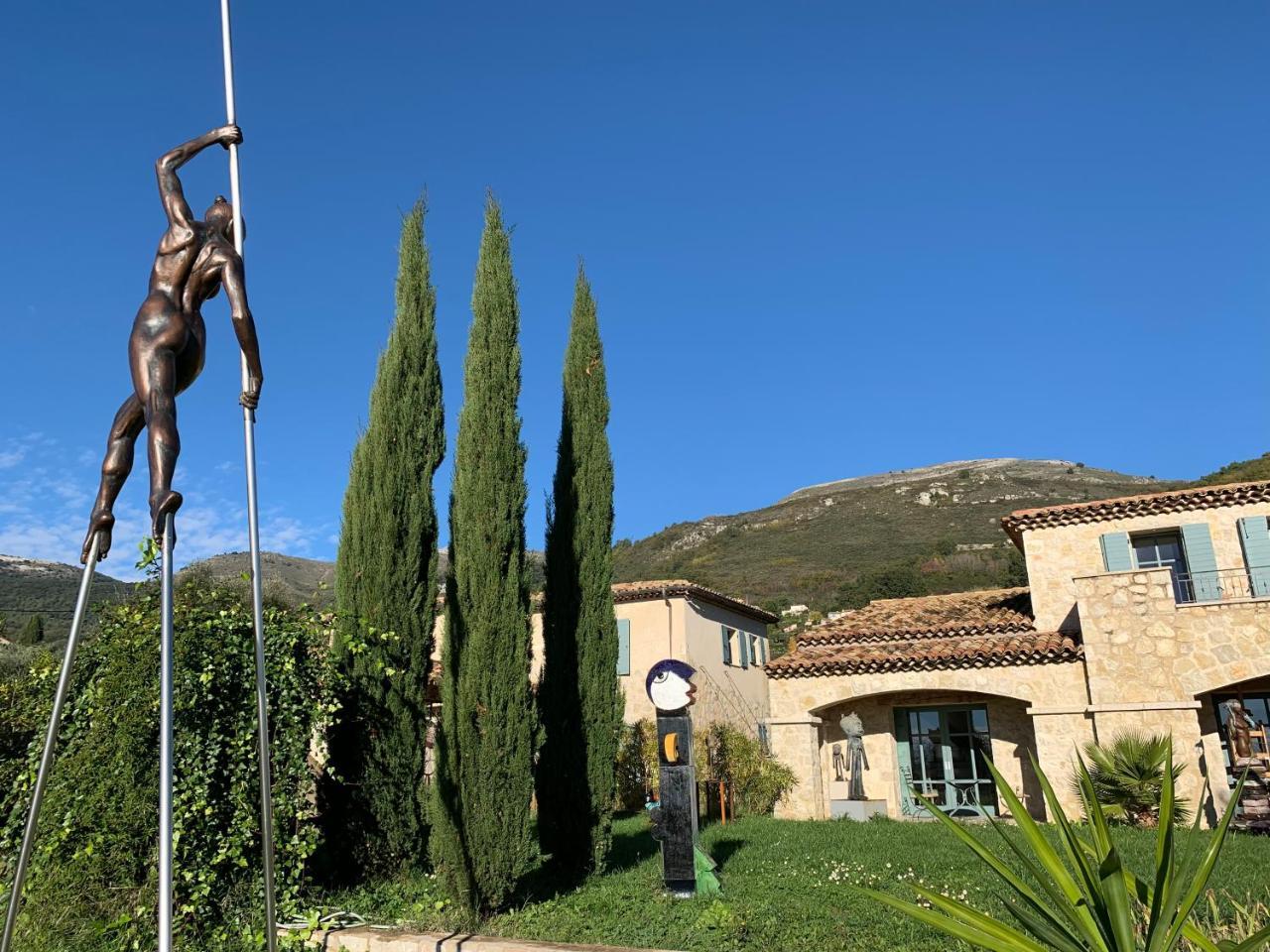 Bed and Breakfast Les 4 Elements Tourrettes-sur-Loup Zewnętrze zdjęcie